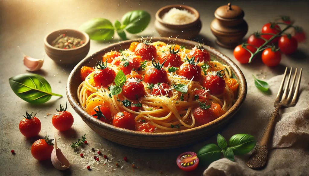 방울토마토 마리네이드 파스타