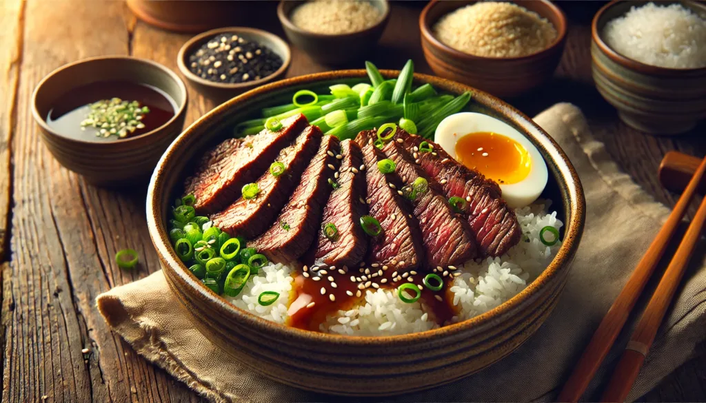 스테이크 라이스볼