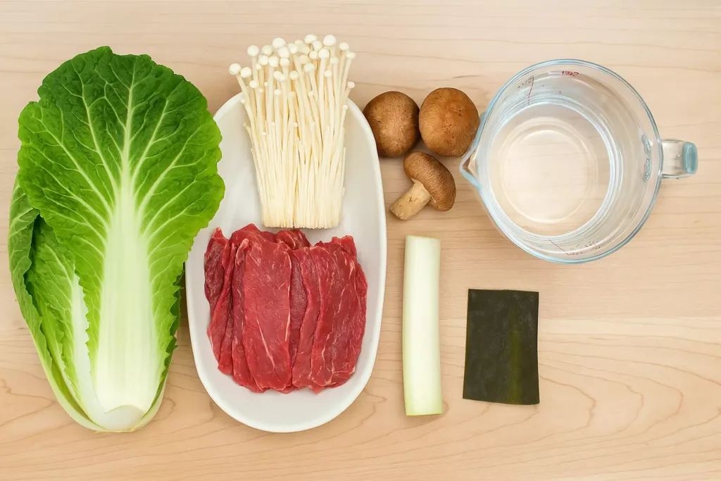 봄동 밀푀유나베 레시피 2