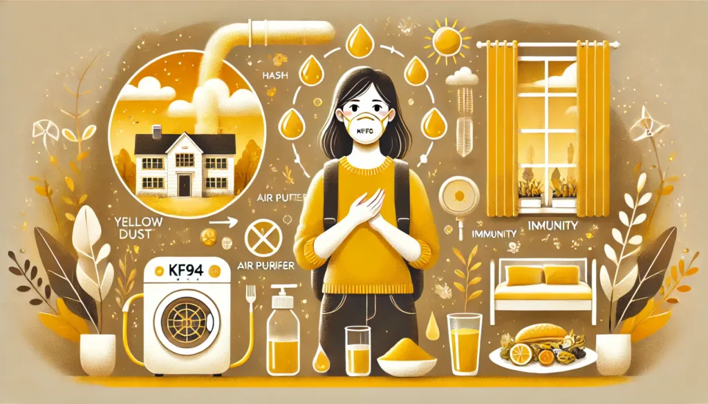 황사예방법