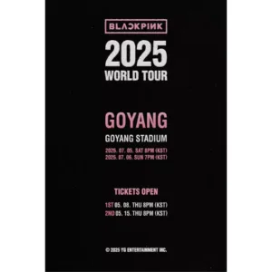 블랙핑크 고양 콘서트