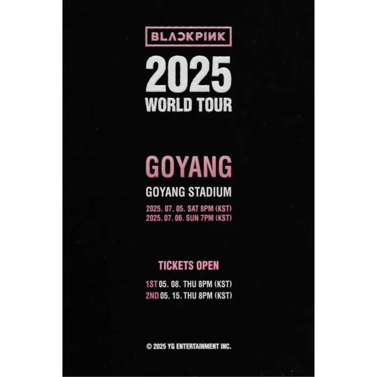 블랙핑크 고양 콘서트