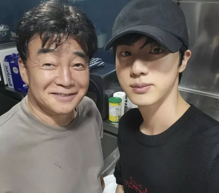 백종원, 방탄소년단 진.
