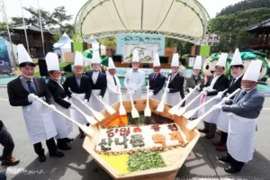 지난해 강원n 홍천 산나물 축제 때 모습.