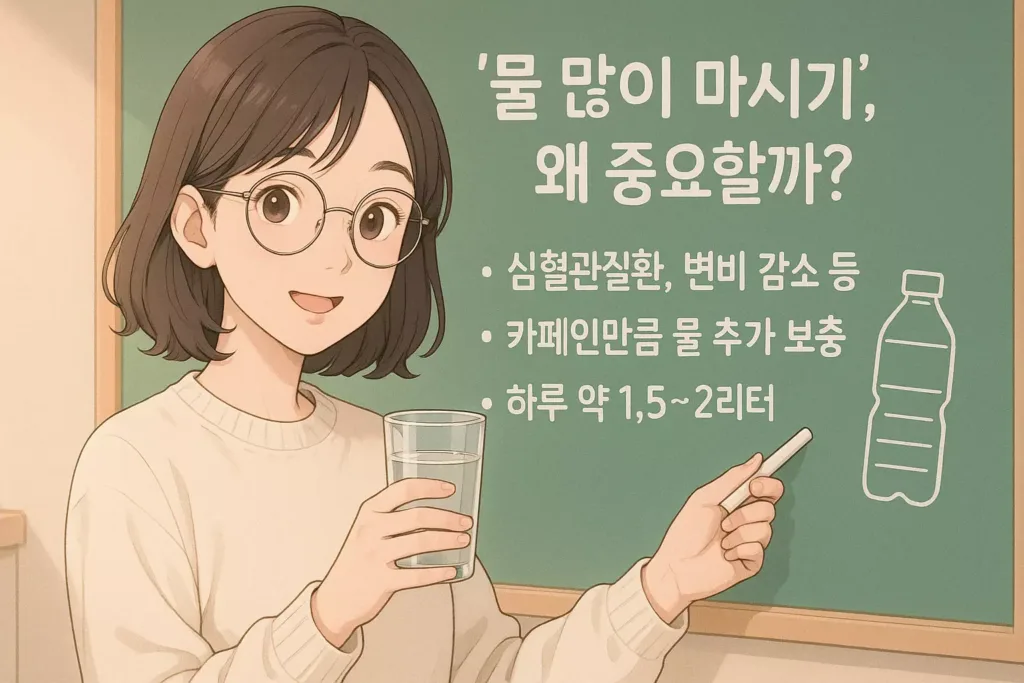 카페인 대신 수분! 커피 줄이고 컨디션 올리는 음료 추천.2
