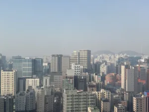 맑은 하늘.