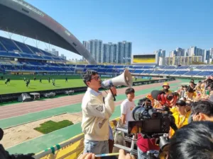 프로축구 K리그1 광주FC의 이정효 감독.
