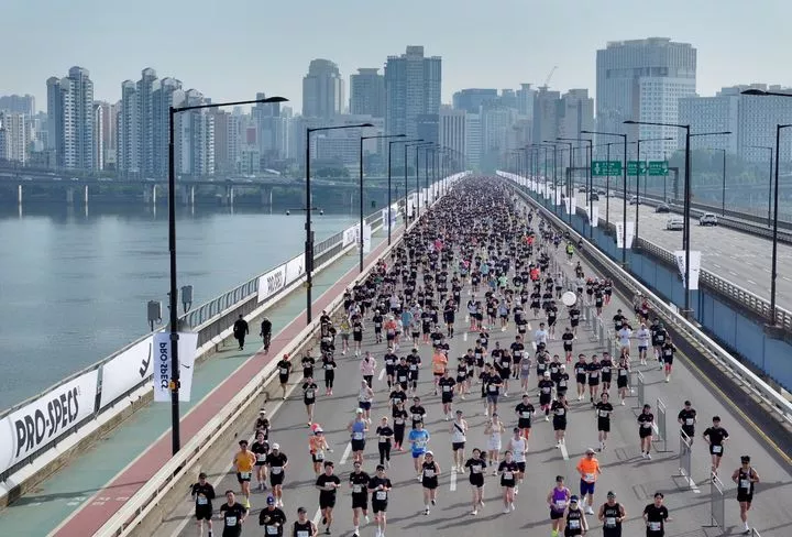2024 하프마라톤 전경.