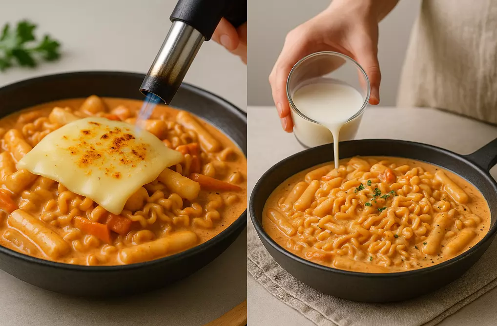 신라면 투움바 떡볶이 꿀팁