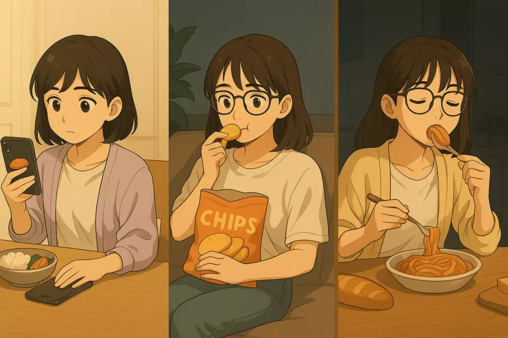 봄철 가벼운 저녁 식사법, 폭식 막는 습관 만들기2