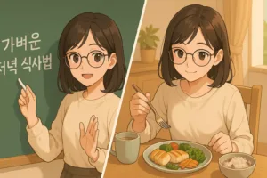 봄철 가벼운 저녁 식사법, 폭식 막는 습관 만들기