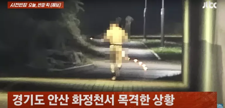 한밤중 산책을 나섰다가 알몸 상태로 달리는 남성을 목격했다는 사연자 사연이 공개됐다