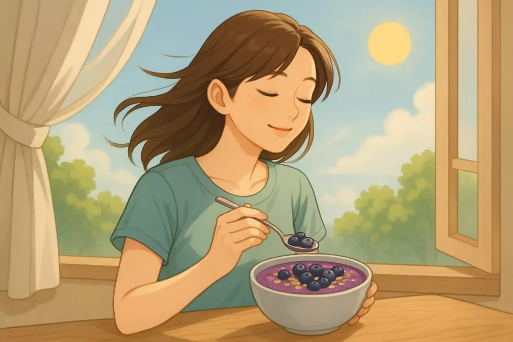 [레시피] 숟가락으로 즐기는 여름 아침, 블루베리 오트밀 스무디볼 & 아보카도 샐러드볼