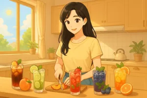 복숭아 콜드브루 에이드와 여름 에이드 레시피 5선