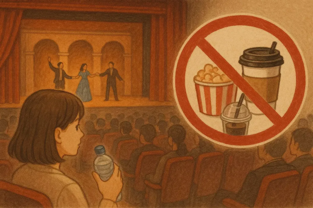 🍿 공연장에서는 음식물 섭취가 가능할까요?