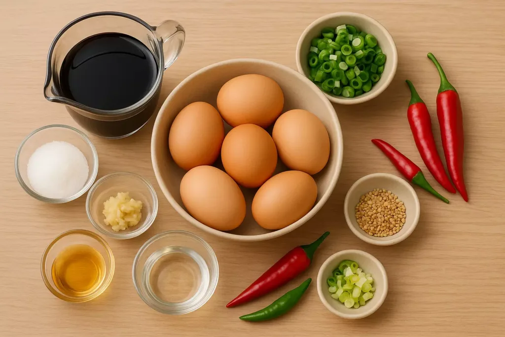 간장 계란장 재료
