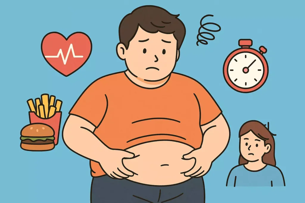 비만이 유발하는 질환과 체중 관리 팁