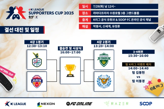 eK리그 서포터즈컵 2025 결선 이미지.