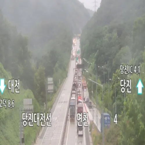서해안고속도로 통제