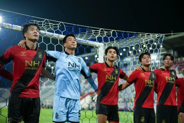 경남fc 선수단.