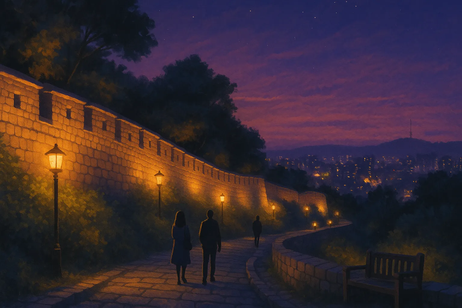 낙산공원 성곽길