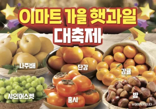 이마트 가을 햇과일