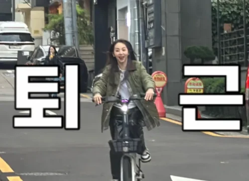 안소희 퇴근짤
