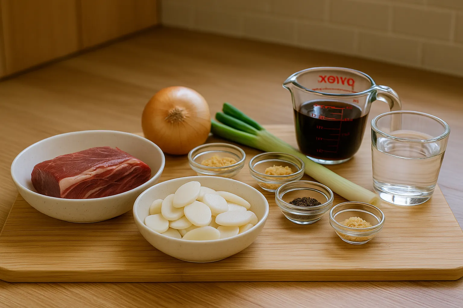 사태 떡찜 재료 리스트