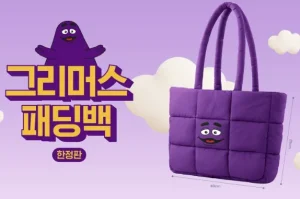 맥도날드 그리머스 패딩백