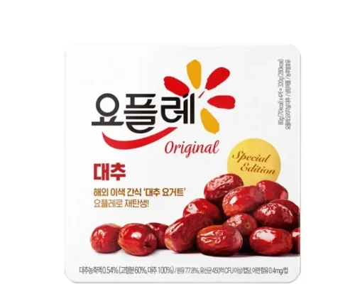 요플레 오리지널 대추