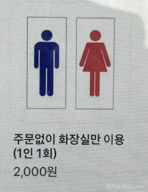 카페 화장실