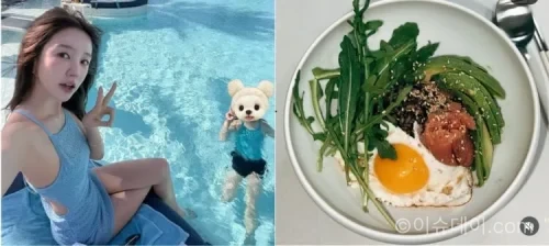윤은혜가 공개한 명란 아보카도 덮밥 식단이 화제다. 아보카도와 달걀, 명란, 잡곡밥 조합은 혈당 안정과 포만감 유지, 근육 관리에 도움을 줄 수 있다.