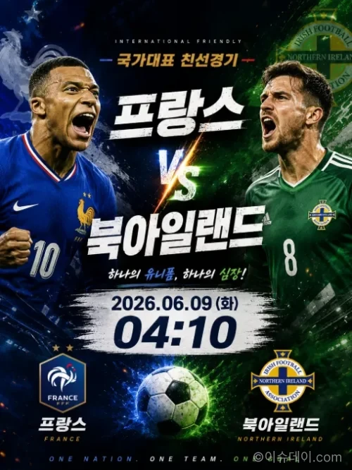프랑스 북아일랜드 친선경기