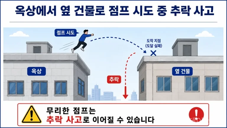 경기 시흥시의 6층짜리 빌라 옥상에서 여자 중학생이 옆 건물 옥상으로 점프하려다 추락해 중태에 빠졌다. 사고 경위와 경찰 조사, 옥상 안전 쟁점을 정리했다.