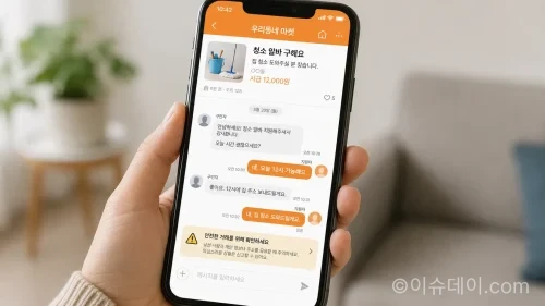 경기 남양주에서 30대 남성이 당근 애플리케이션을 통해 청소 아르바이트를 하겠다며 여성의 집에 들어간 뒤 흉기로 위협한 혐의로 경찰에 붙잡혔다. 경찰은 단순 협박인지 강도·성범죄 등 다른 범행 계획이 있었는지 조사하고 있다.