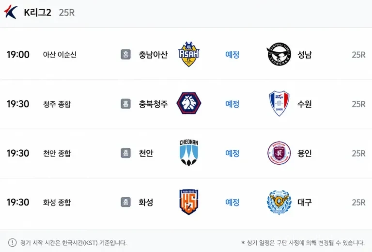 K리그2 프리뷰