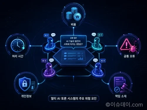AI 토론 엔진이 ChatGPT·Claude·Gemini·Grok 등 여러 모델의 답변을 경쟁·검증·협력 방식으로 비교한다. 제네시스코텍스AI가 공개한 기술 구조와 RLVR 연구 결과, 기업 도입 전 확인할 한계를 정리했다.