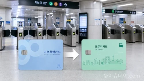 기후동행카드 플러스 출시가 연기되면서 기존 이용자의 카드 전환 문의가 늘고 있다. 기후동행카드 종료 일정과 모두의카드 발급 방법, 자동 전환 여부와 달라지는 혜택을 정리했다.