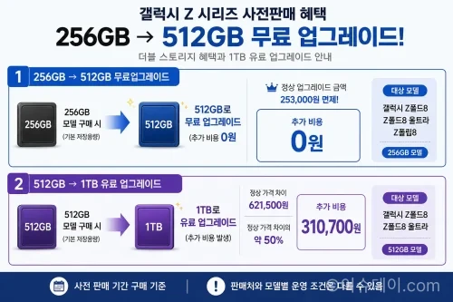 갤럭시 Z폴드8 사전판매 기간과 Z폴드8 울트라·Z플립8 가격, 더블 스토리지, 갤럭시 워치 신제품과 AI 구독클럽 혜택을 확인한다.