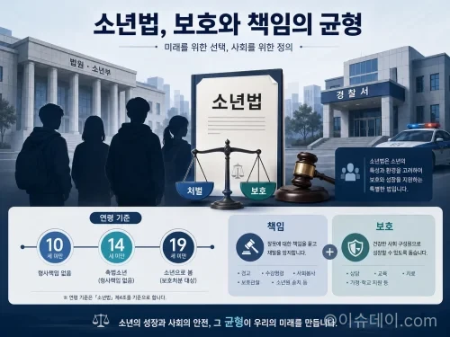 촉법소년 검거 인원이 2020년 9606명에서 2025년 2만1095명으로 약 2.2배 증가했다. 정부가 중대·반복 범죄에 한해 연령 기준을 낮추는 방안을 검토한 가운데 통계와 현행 보호처분, 제도 개편 쟁점을 살펴본다.