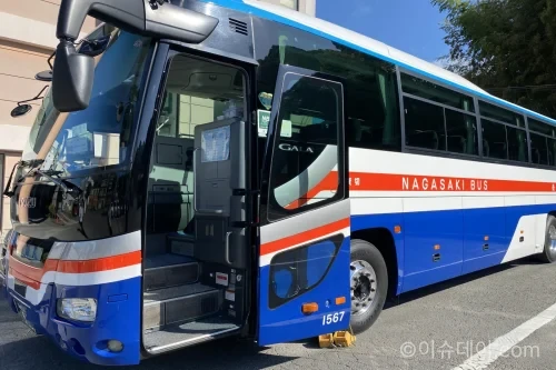 인천 나가사키 정기편 이용객을 위한 나가사키공항 무료 셔틀버스