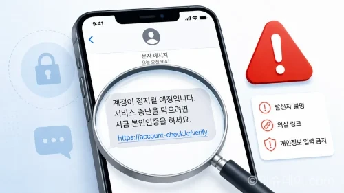 2026년 상반기 카카오뱅크에 접수된 스미싱 의심 문자 1만 24건을 분석해 금융 거래·인증·택배 등 유형별 스미싱 문자 확인법을 정리했다. AI 스미싱 문자 확인 서비스로 의심 문자를 지금 바로 확인해보자.