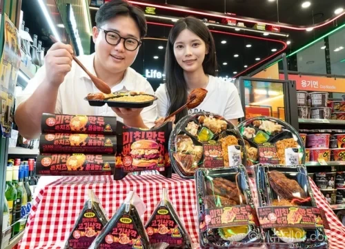 세븐일레븐 청주 미친만두 협업 푸드 5종