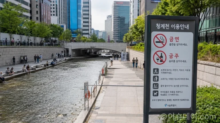 청계천 음주·흡연 과태료 추진, 법상 10만원 이하