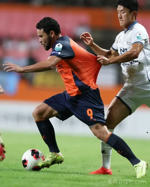 제주월드컵경기장에서 열린 제주SK 김천 상무 0-0 무승부 경기