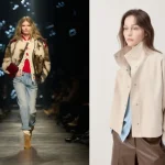 LF 2026 FW 여성 아우터 레더 스웨이드 시어링