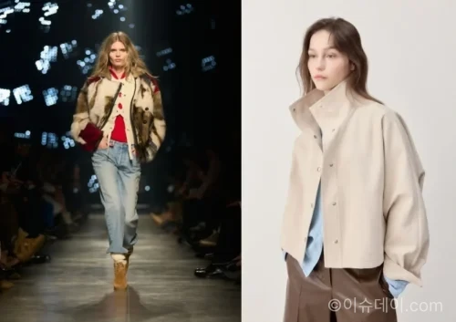 LF 2026 FW 여성 아우터 레더 스웨이드 시어링