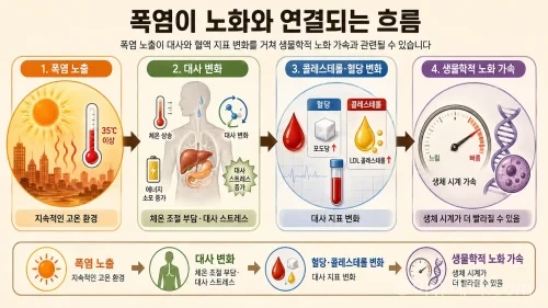 폭염이 신진대사와 노화 기전에 미치는 영향