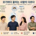 모기에 잘 물리는 사람 따로 있다? 모기 종류마다 선호 달랐다