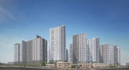 철산자이 더 헤리티지 무순위 청약 59㎡ 아파트 단지 전경